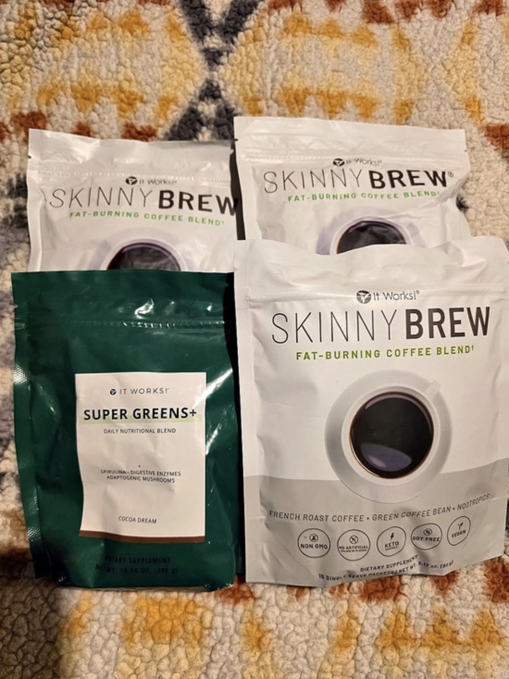 Skinny Brew Fat-Burning Coffee Blend Coffee Blend & Super Greens+